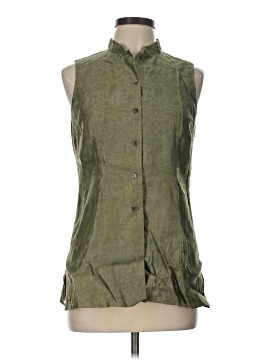 Due Per Due Sleeveless Silk Top
