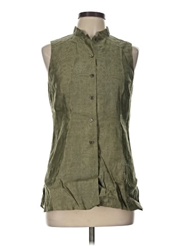 Due Per Due Sleeveless Silk Top (view 1)