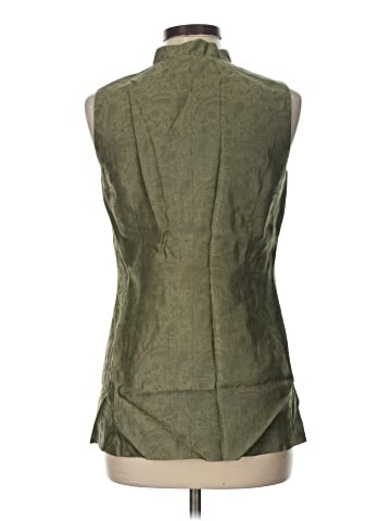 Due Per Due Sleeveless Silk Top (view 2)