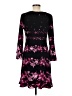 Alfani Floral Black Cocktail Dress Size 8 (petite) - photo 2