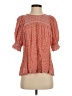 Dolan Red Short Sleeve Blouse Size XS - photo 1