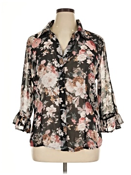 North Style 3/4 Sleeve Blouse