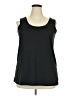 Just My Size 100% Polyester Black Sleeveless T-Shirt Size 2X Plus - photo 1