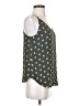 Ann Taylor LOFT 100% Polyester Green Sleeveless Blouse Size S (petite) - photo 4