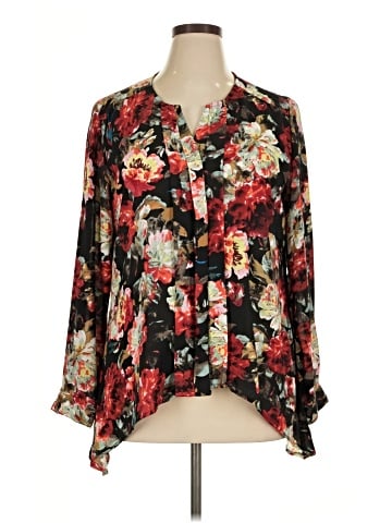 Notations 3/4 Sleeve Blouse (view 1)