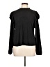 MNG 100% Polyester Black Long Sleeve Blouse Size L - photo 1