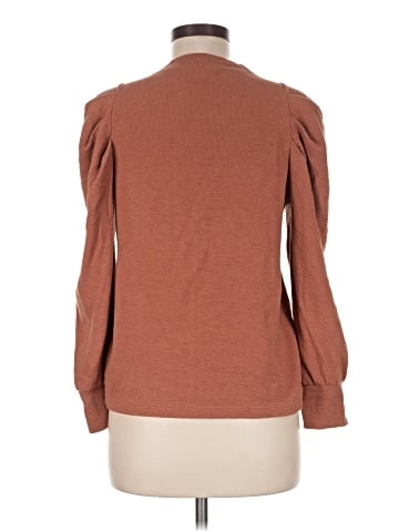 Madewell Pleated Statement-Sleeve Top (view 2)