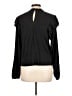 MNG 100% Polyester Black Long Sleeve Blouse Size L - photo 2