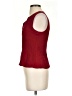Theory Red Burgundy Sleeveless Silk Top Size P (petite) - photo 5