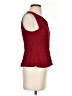 Theory Red Burgundy Sleeveless Silk Top Size P (petite) - photo 4