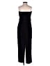 Bardot 100% Polyester Solid Black Jumpsuit Size 10 - photo 2