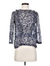 Madewell 100% Silk Blue 3/4 Sleeve Silk Top Size XS - photo 1