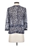 Madewell 100% Silk Blue 3/4 Sleeve Silk Top Size XS - photo 2