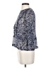 Madewell 100% Silk Blue 3/4 Sleeve Silk Top Size XS - photo 5