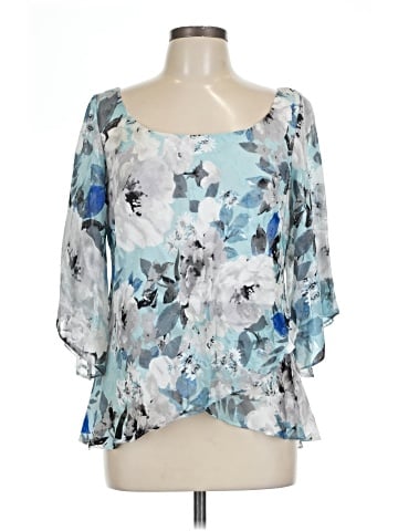 Alex Evenings 3/4 Sleeve Blouse (view 1)