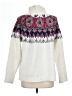 Lucky Brand Paisley White Pullover Sweater Size L - photo 2