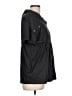 Splendid 100% Recycled Polyester Black Raincoat Size L - photo 4