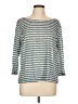 Majestic Filatures 100% Linen Silver Pullover Sweater Size Lg (4) - photo 1