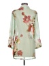 Soft Surroundings 100% Polyester Green 3/4 Sleeve Blouse Size XS - photo 2