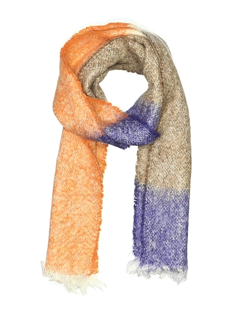 Pre-owned Assorted Brands Scarf In Orange