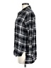 Michael Stars 100% Rayon Plaid Black Long Sleeve Button-Down Shirt Size Med (1) - photo 5