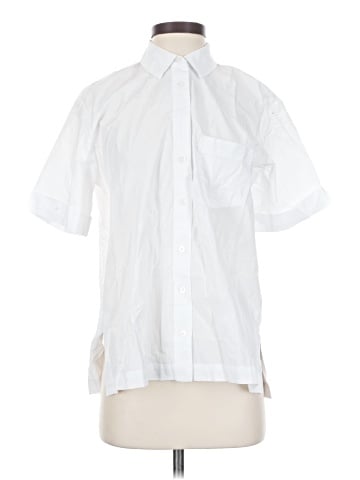 Madewell Signature Poplin Short-Sleeve Button-Down Shirt (view 1)