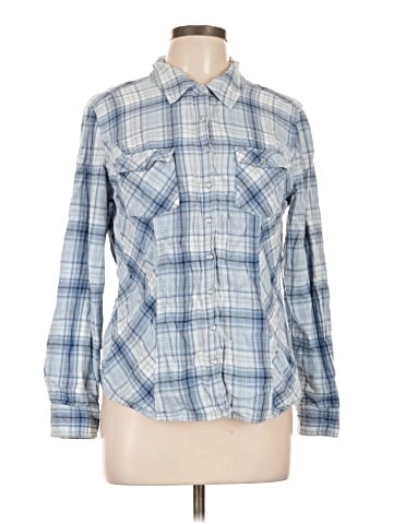 Style&Co Long Sleeve Button-Down Shirt (view 1)