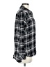 Michael Stars 100% Rayon Plaid Black Long Sleeve Button-Down Shirt Size Med (1) - photo 4