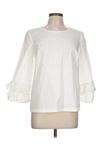 J.Crew Factory Store 3/4 Sleeve Blouse (view 1)