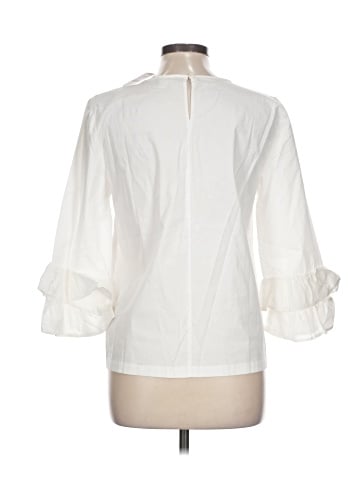 J.Crew Factory Store 3/4 Sleeve Blouse (view 2)