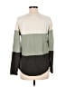 Jeanne Pierre Color Block Green Pullover Sweater Size M - photo 2
