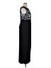 Connected Apparel 100% Polyester Black Cocktail Dress Size 16 - photo 4