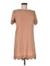 Rosette 100% Polyester Solid Tan Casual Dress Size M - photo 1