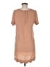 Rosette 100% Polyester Solid Tan Casual Dress Size M - photo 2