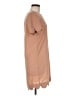Rosette 100% Polyester Solid Tan Casual Dress Size M - photo 4