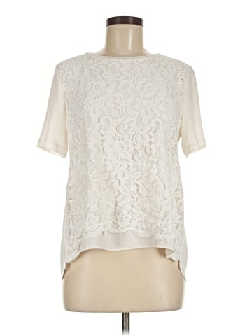 Ann Taylor Short Sleeve Blouse (view 1)