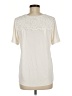 Ann Taylor Ivory Short Sleeve Blouse Size M - photo 2