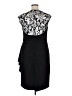 Xscape Black Cocktail Dress Size 14W - photo 2