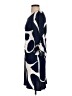 Escapada 100% Rayon Graphic Blue Casual Dress Size S - photo 5