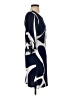 Escapada 100% Rayon Graphic Blue Casual Dress Size S - photo 4