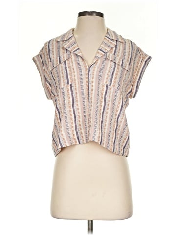 By Anthropologie Short Sleeve Blouse (view 1)