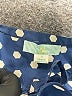 Lil 100% Silk Polka Dots Blue Casual Dress Size 6 - photo 7