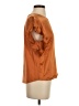 Maje 100% Silk Orange Short Sleeve Top Size Sm (1) - photo 4