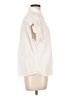 Everly 100% Lyocell Ivory Short Sleeve Blouse Size L - photo 4