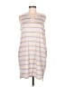 Cuddl Duds Stripes Gray Casual Dress Size M - photo 1