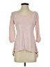 Iz Byer Pink 3/4 Sleeve Top Size S - photo 1