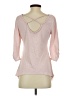 Iz Byer Pink 3/4 Sleeve Top Size S - photo 2
