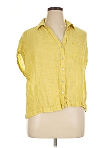 C&C California Sleeveless Button-Down Shirt (view 1)