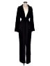 H&M 100% Polyester Solid Black Jumpsuit Size L - photo 1