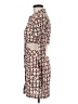 Cotton Candy LA 100% Polyester Print Brown Casual Dress Size M - photo 5